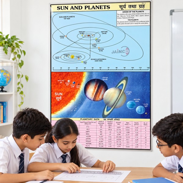 Sun and Planets Chart